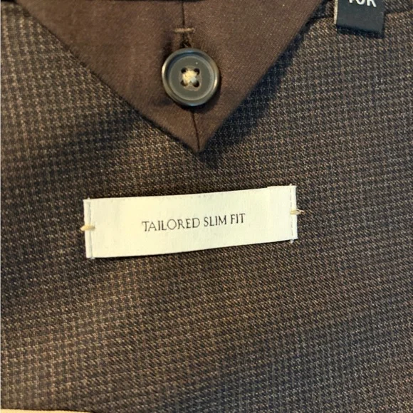 Banana Republic Rich Brown Luxury Suit 100% Wool - Picture 9 of 11